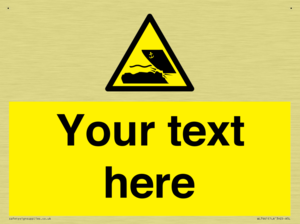 Custom Warning submerged objects in watercraft areas